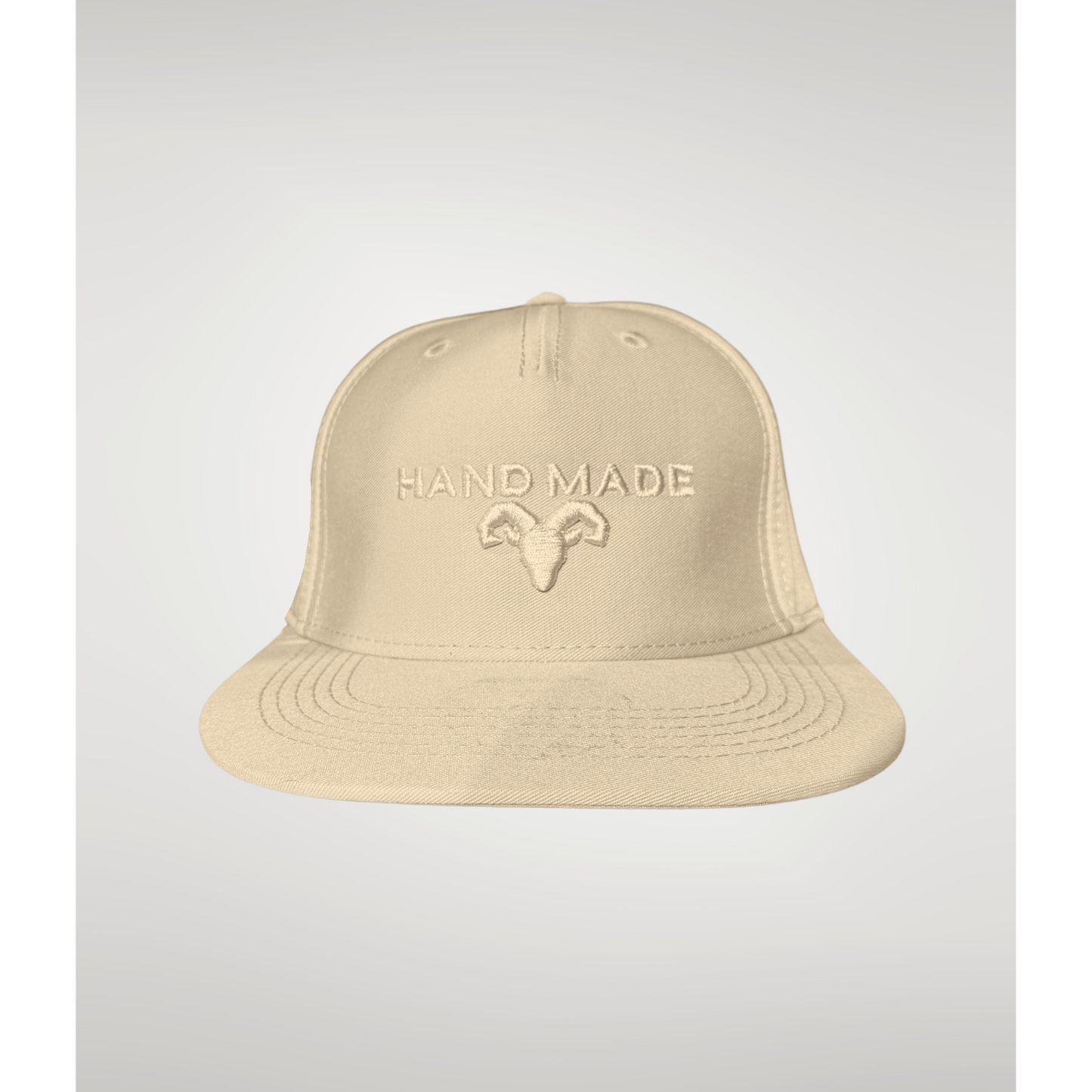 'HAND MADE CAP' PLANA CAMEL