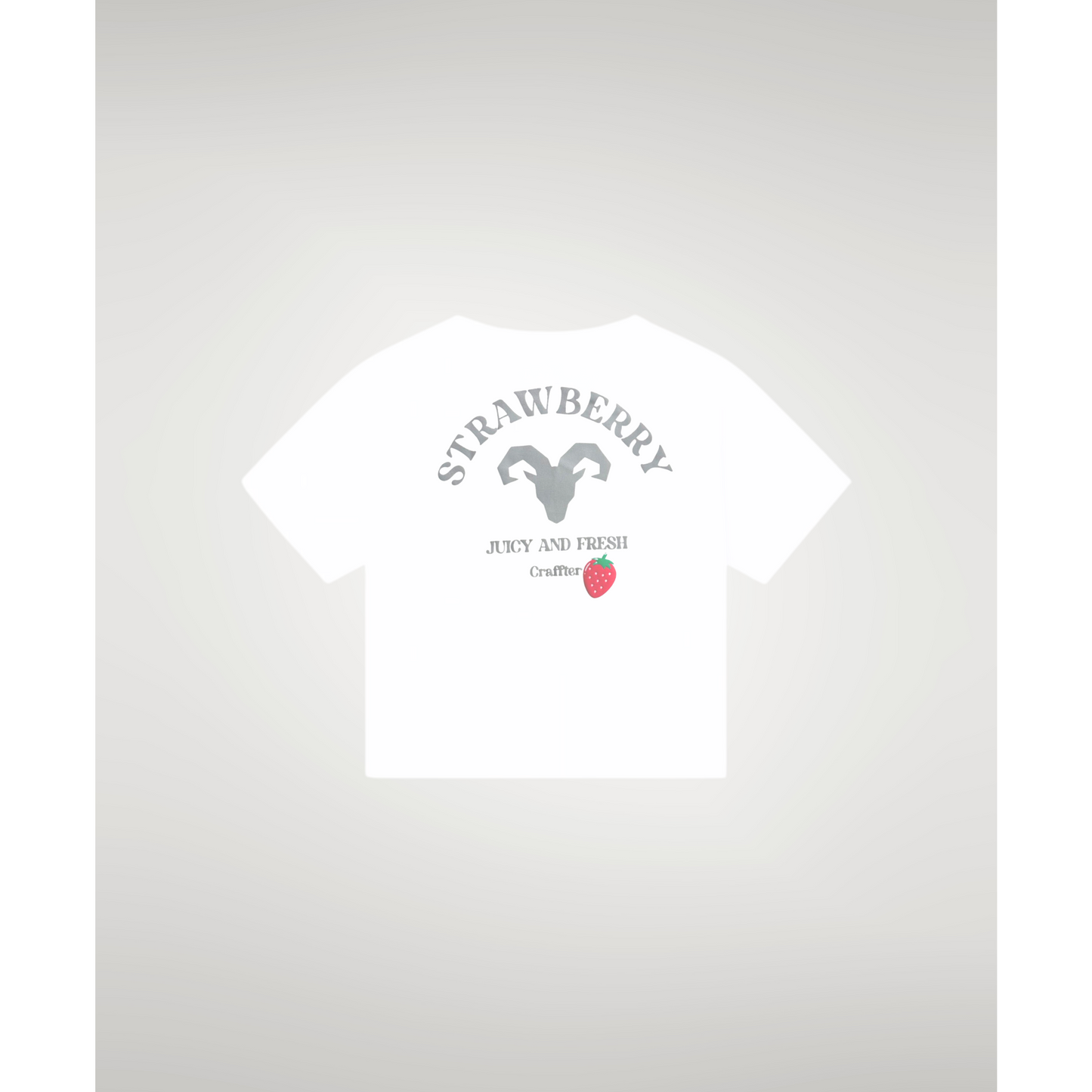 CAMISETA STRAWBERRY BLANCO