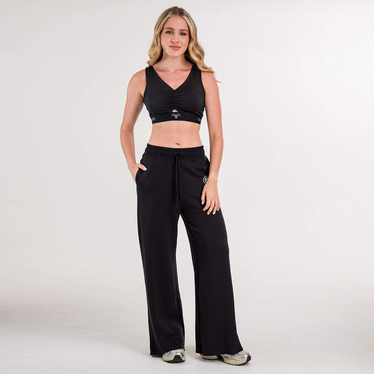 PANTALON BOTA CAMPANA NEGRO