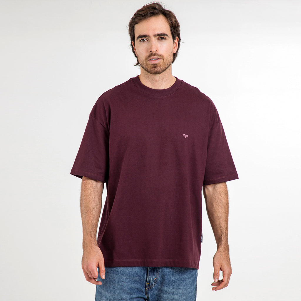 CRAFF BASIC OVERSIZED VINO TINTO