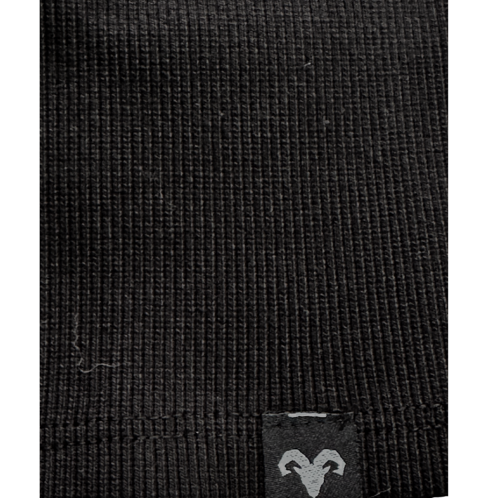 RIBBED TANK TOP NEGRO