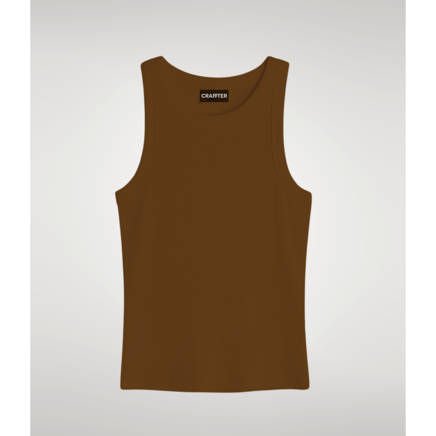 'RIBBED TANK TOP' CAFE