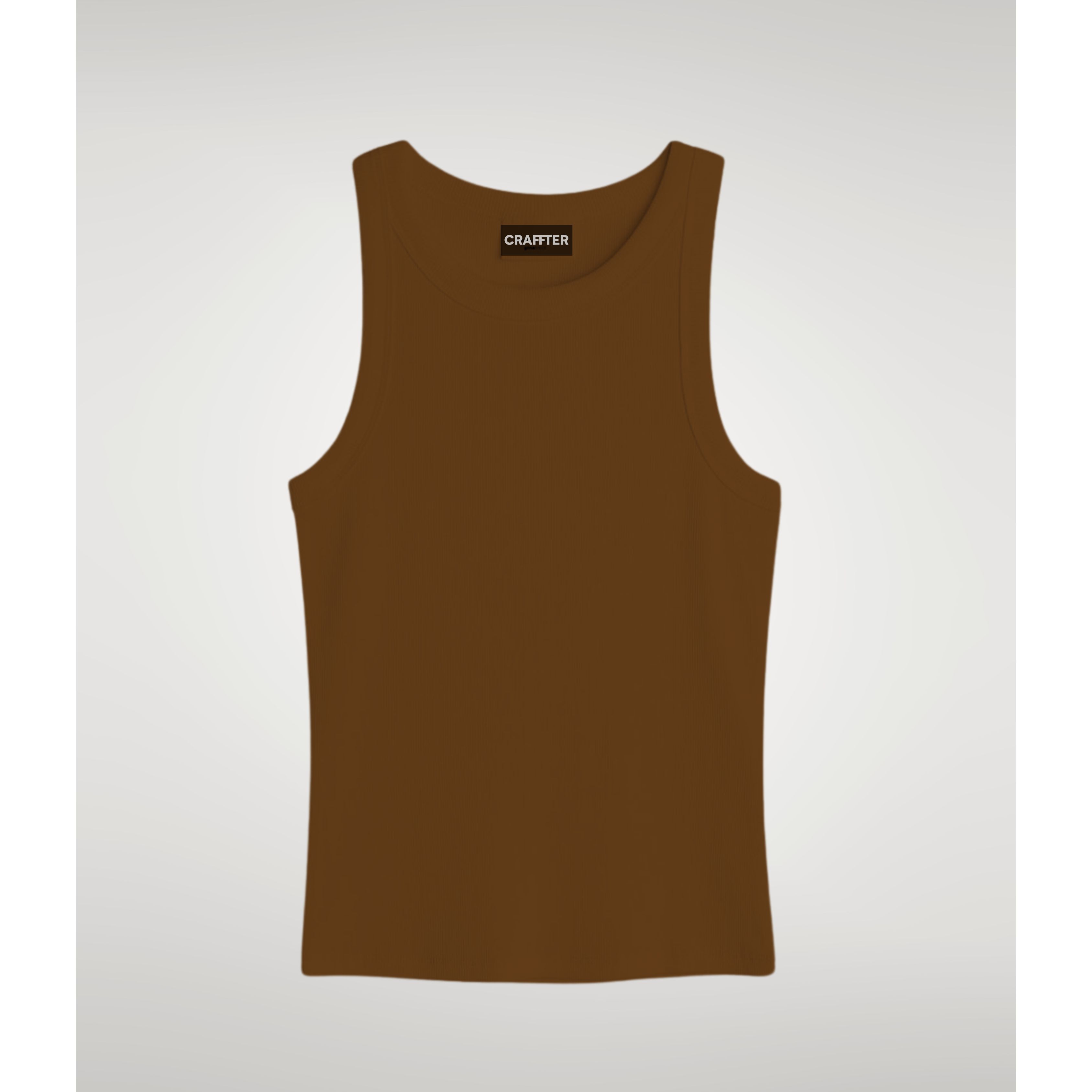RIBBED TANK TOP CAFE