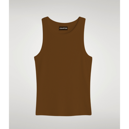 'RIBBED TANK TOP' CAFE