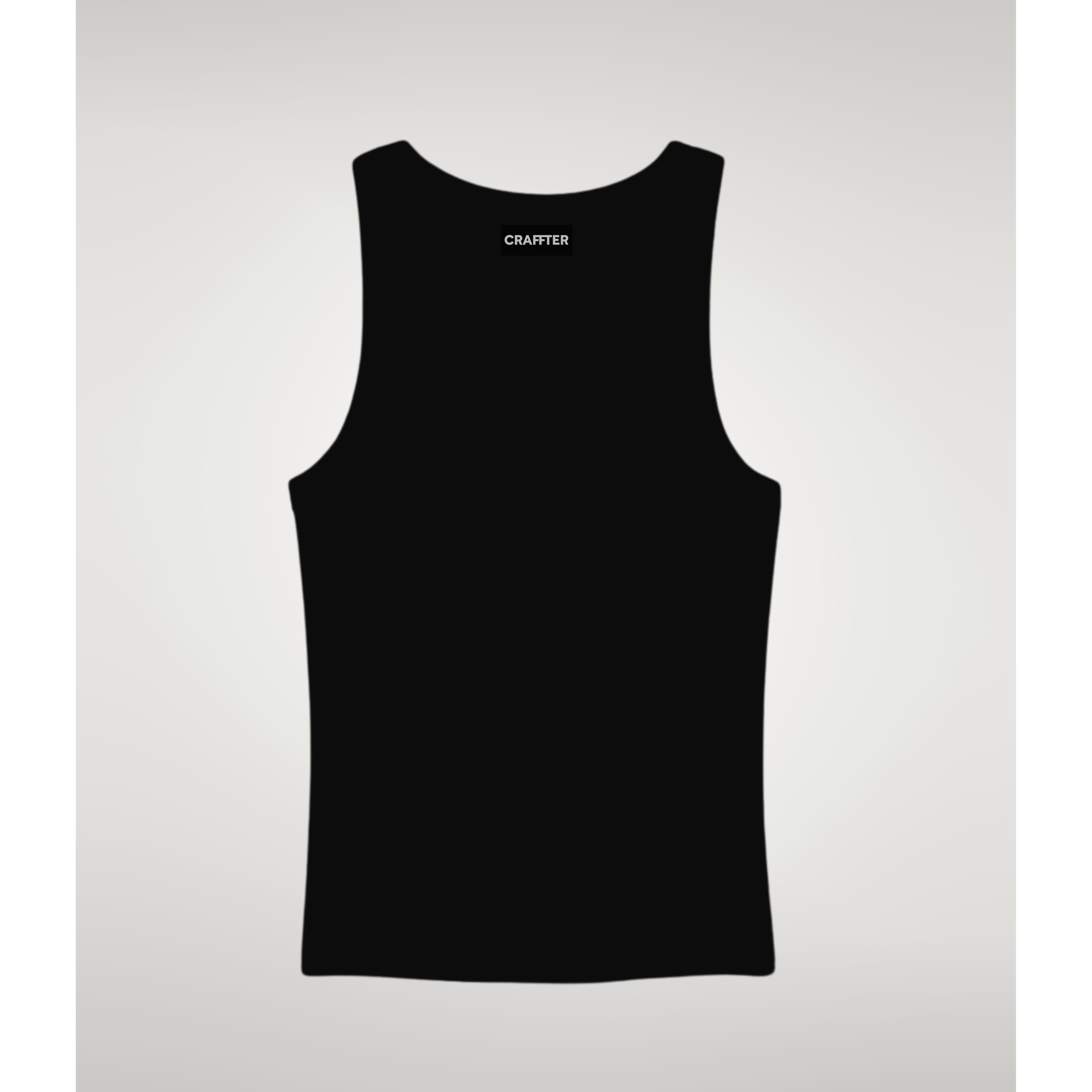 RIBBED TANK TOP NEGRO
