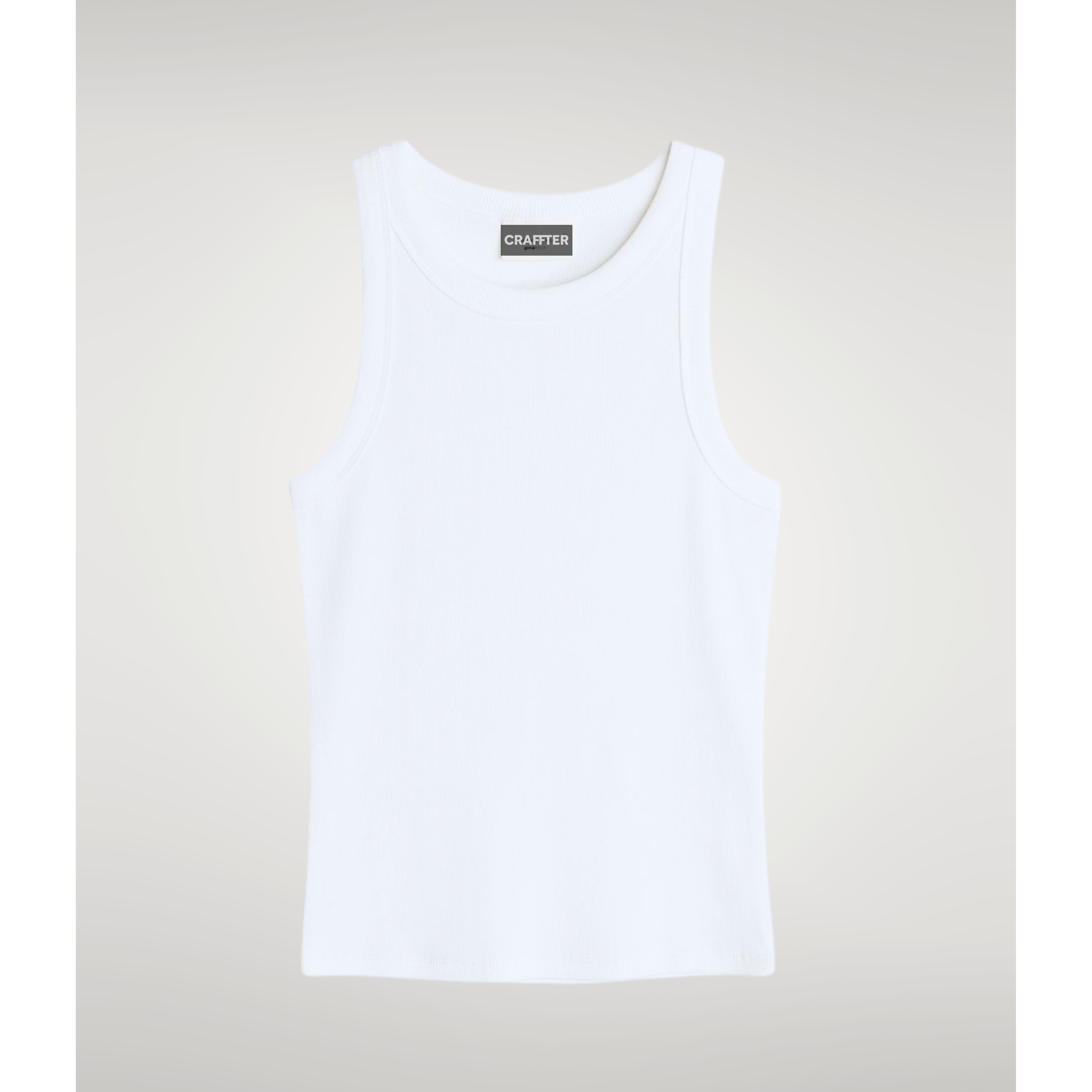 RIBBED TANK TOP BLANCO
