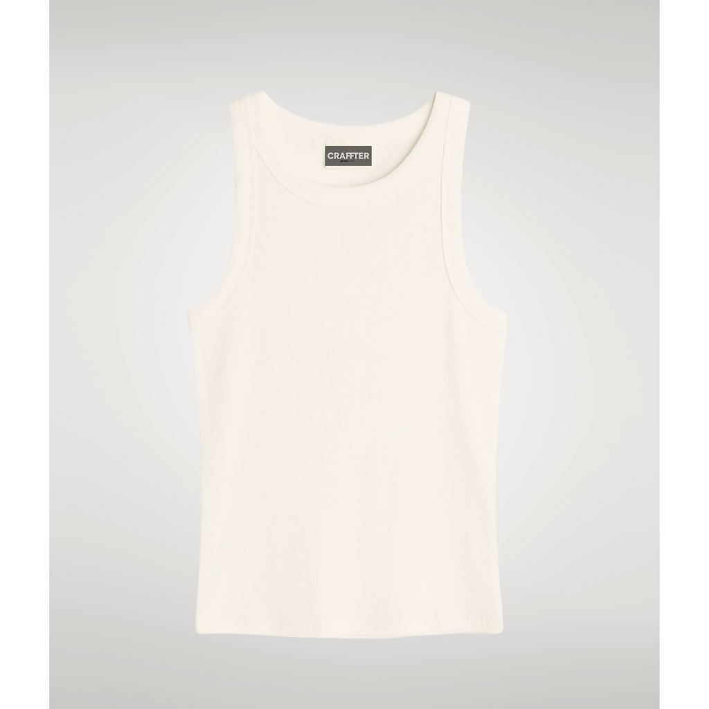 RIBBED TANK TOP CRUDO