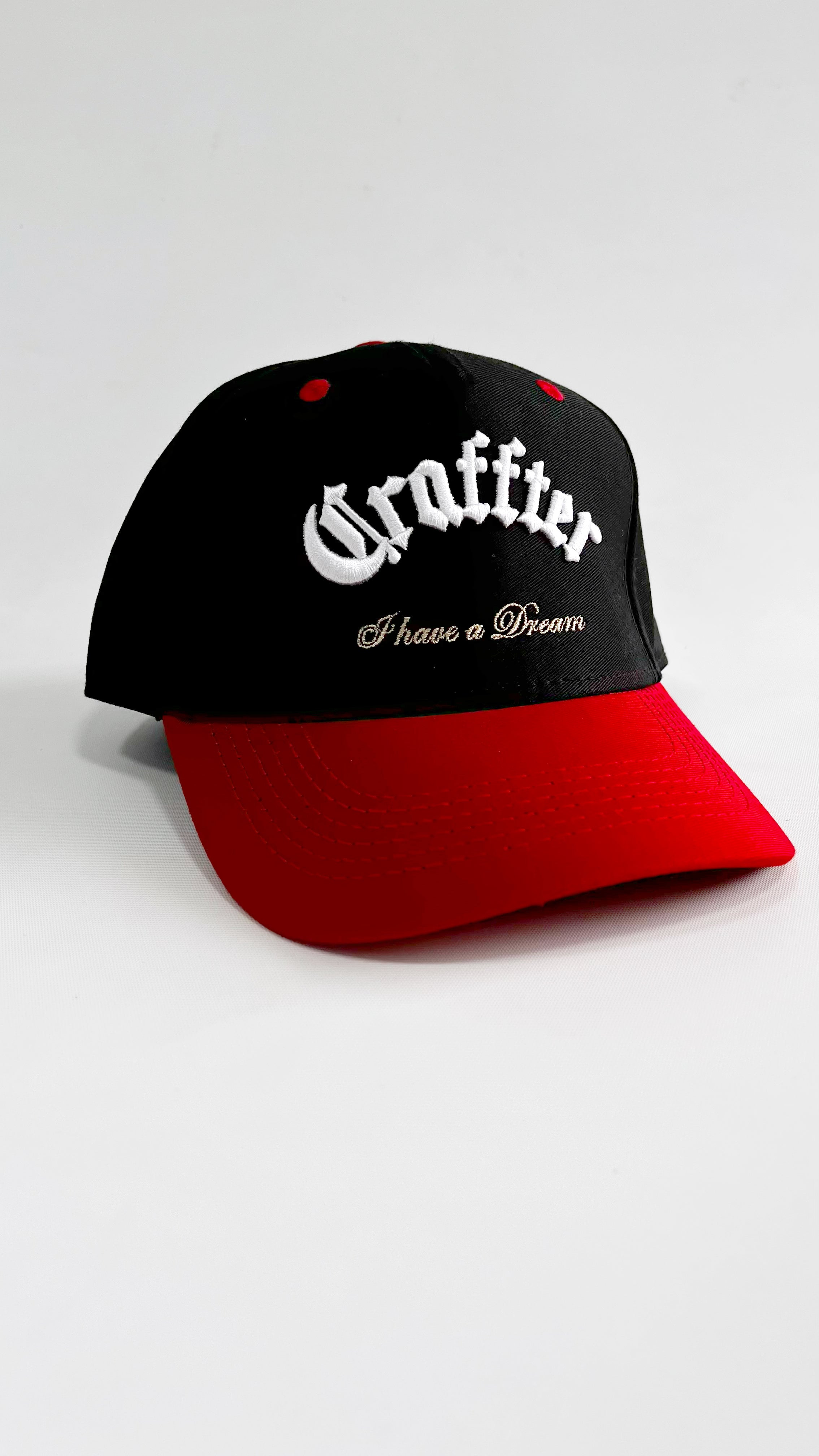 GORRA I HAVE A DREAM NEGRO/ROJO