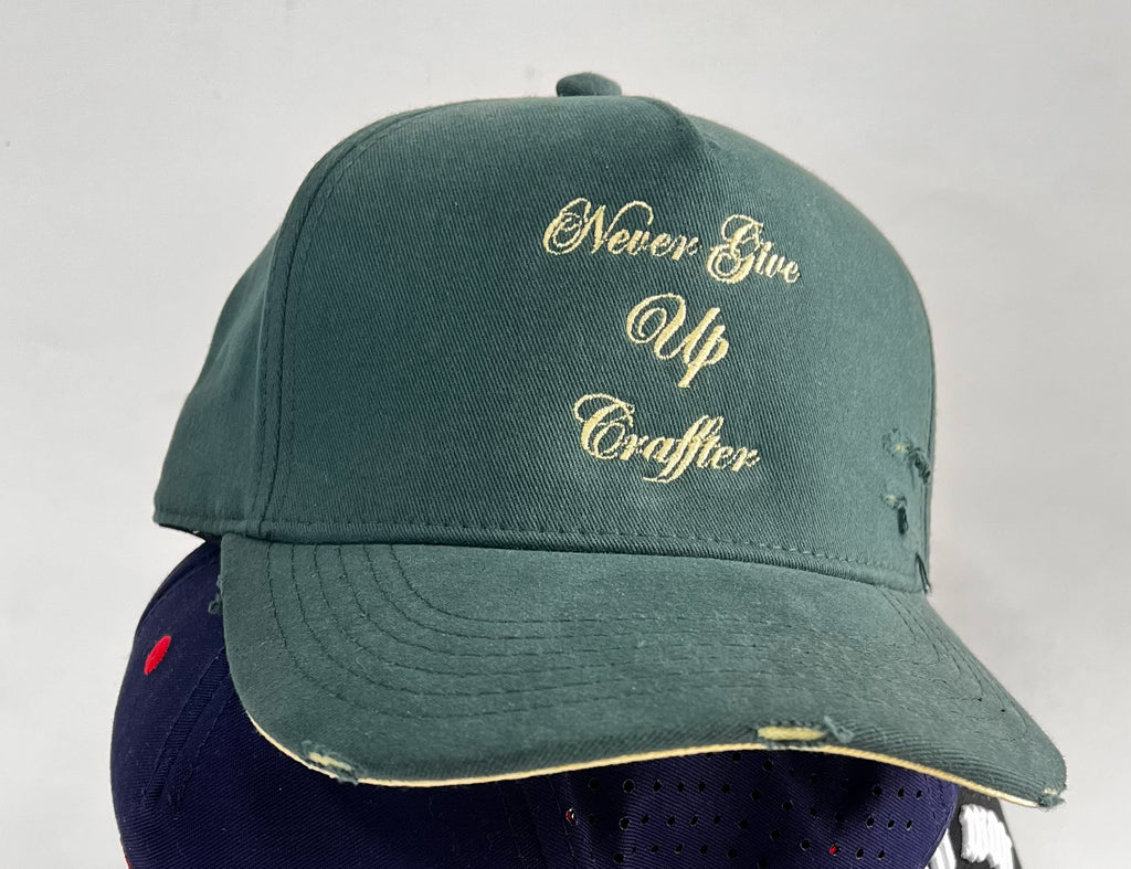 GORRA NEVER GIVE UP VERDE