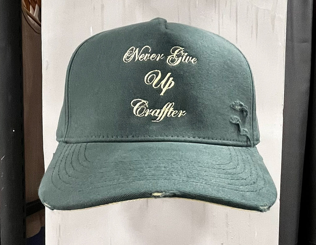 GORRA NEVER GIVE UP VERDE