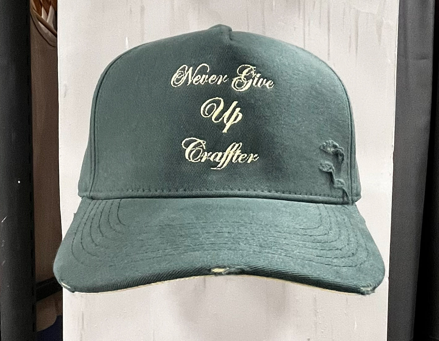 GORRA NEVER GIVE UP VERDE