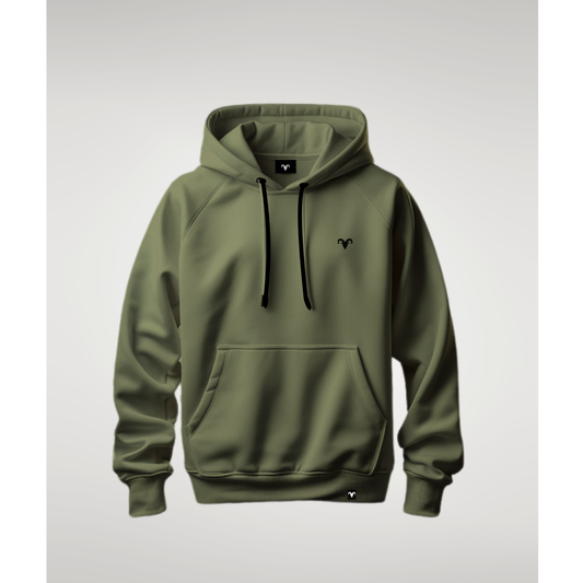 'HOODIE' VERDE MILITAR