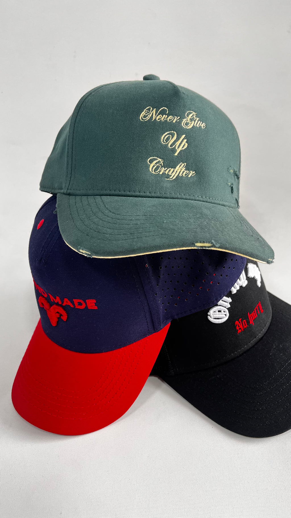 GORRA NEVER GIVE UP VERDE