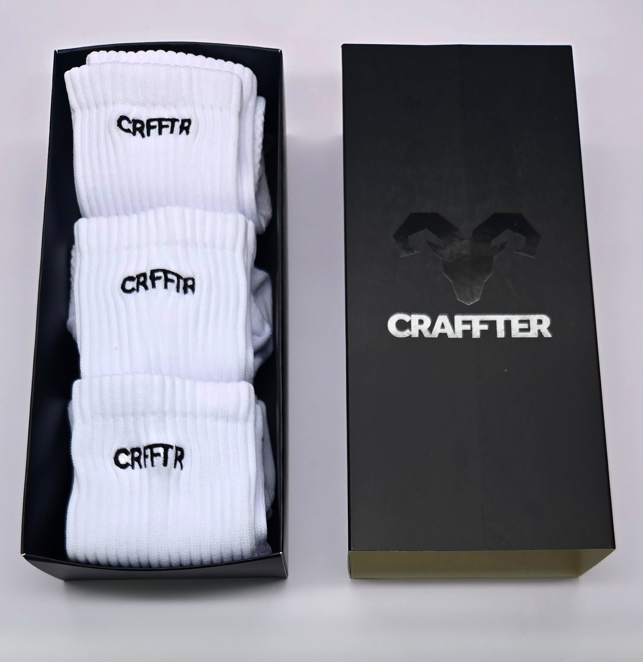 Medias Crew - 3 PACK - BLANCO