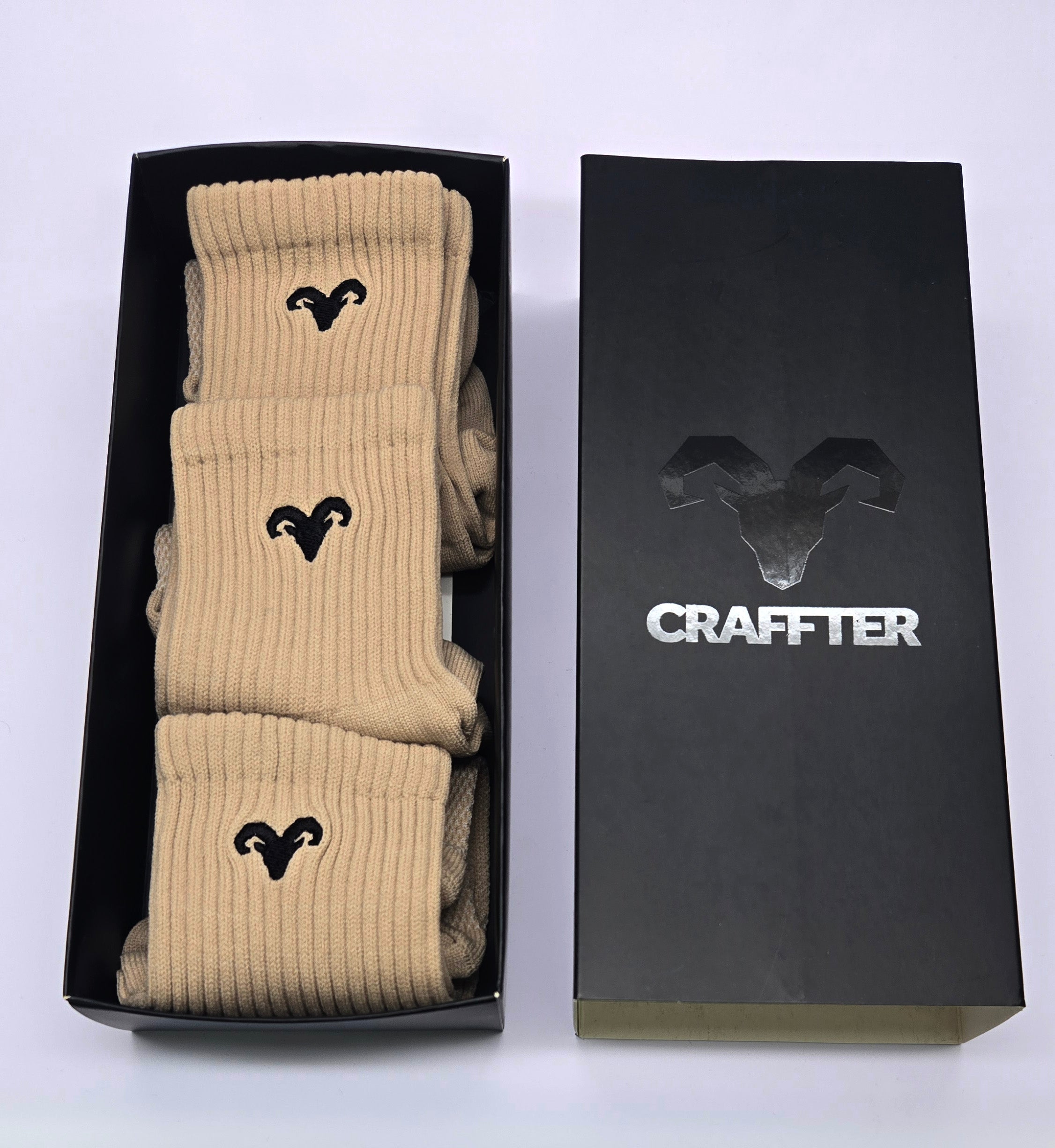 Medias Crew - 3 PACK - CAMEL