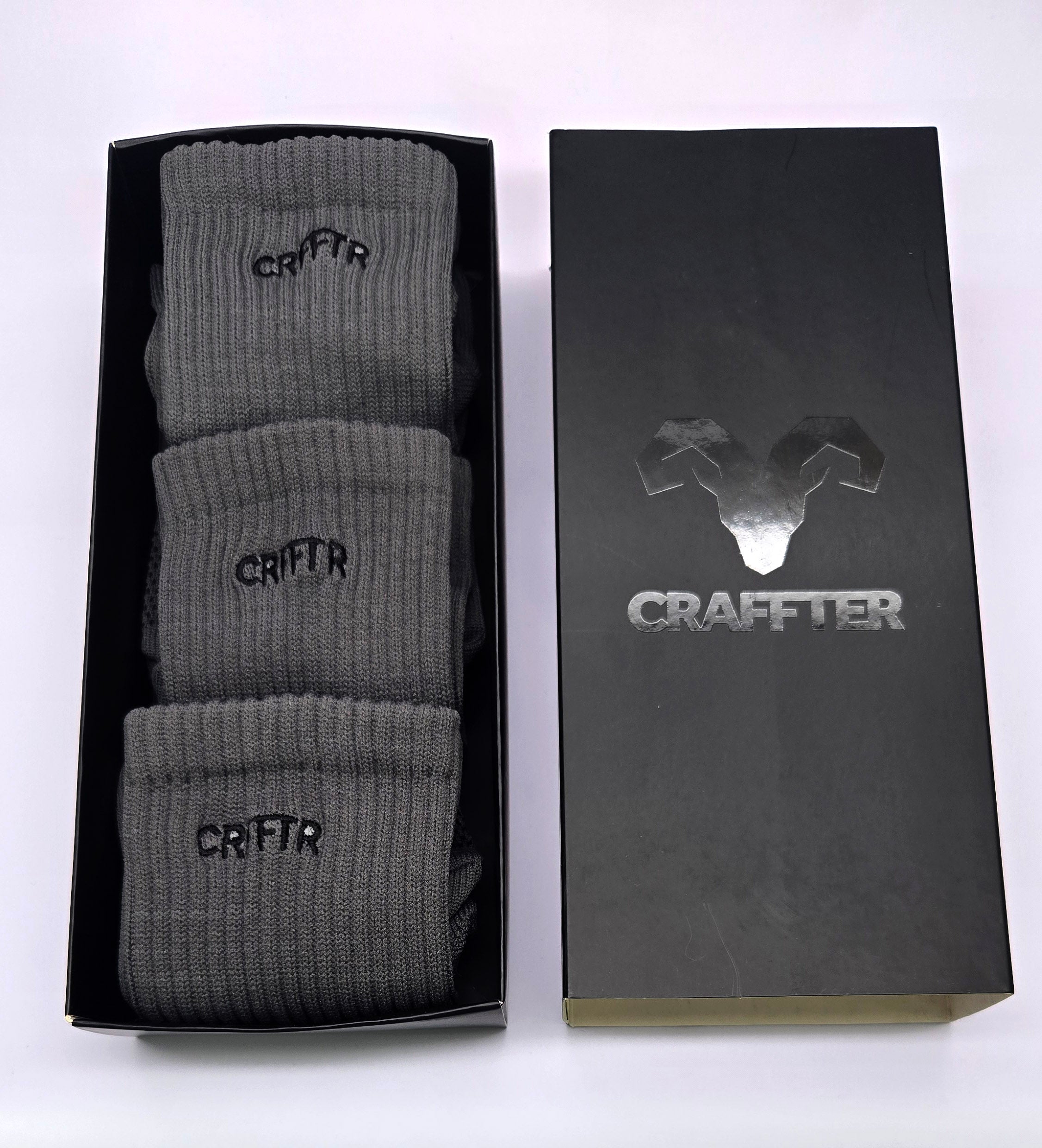 Medias Crew - 3 PACK - GRIS