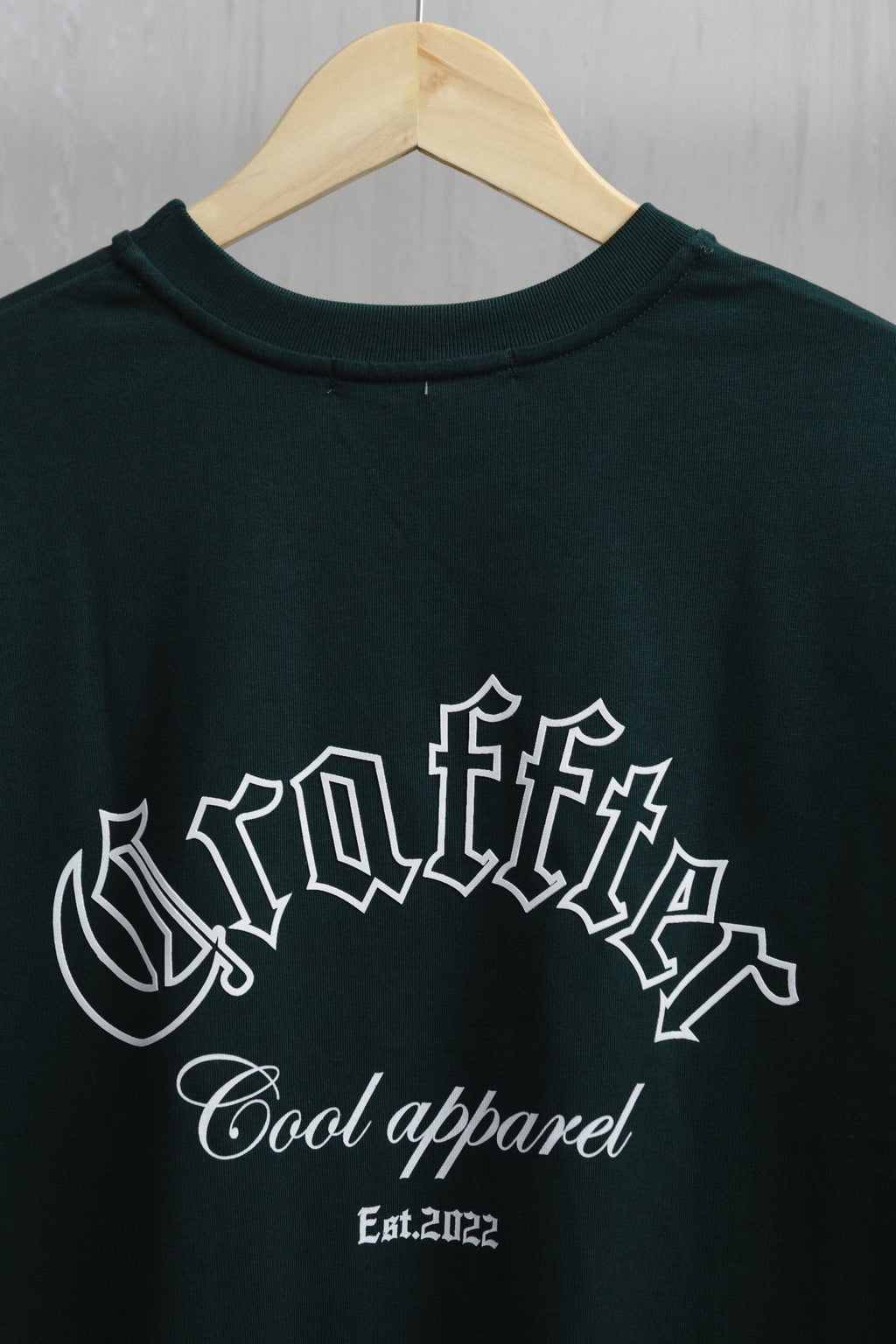 CAMISETA CRAFFTER EST. 2022 VERDE OSCURO