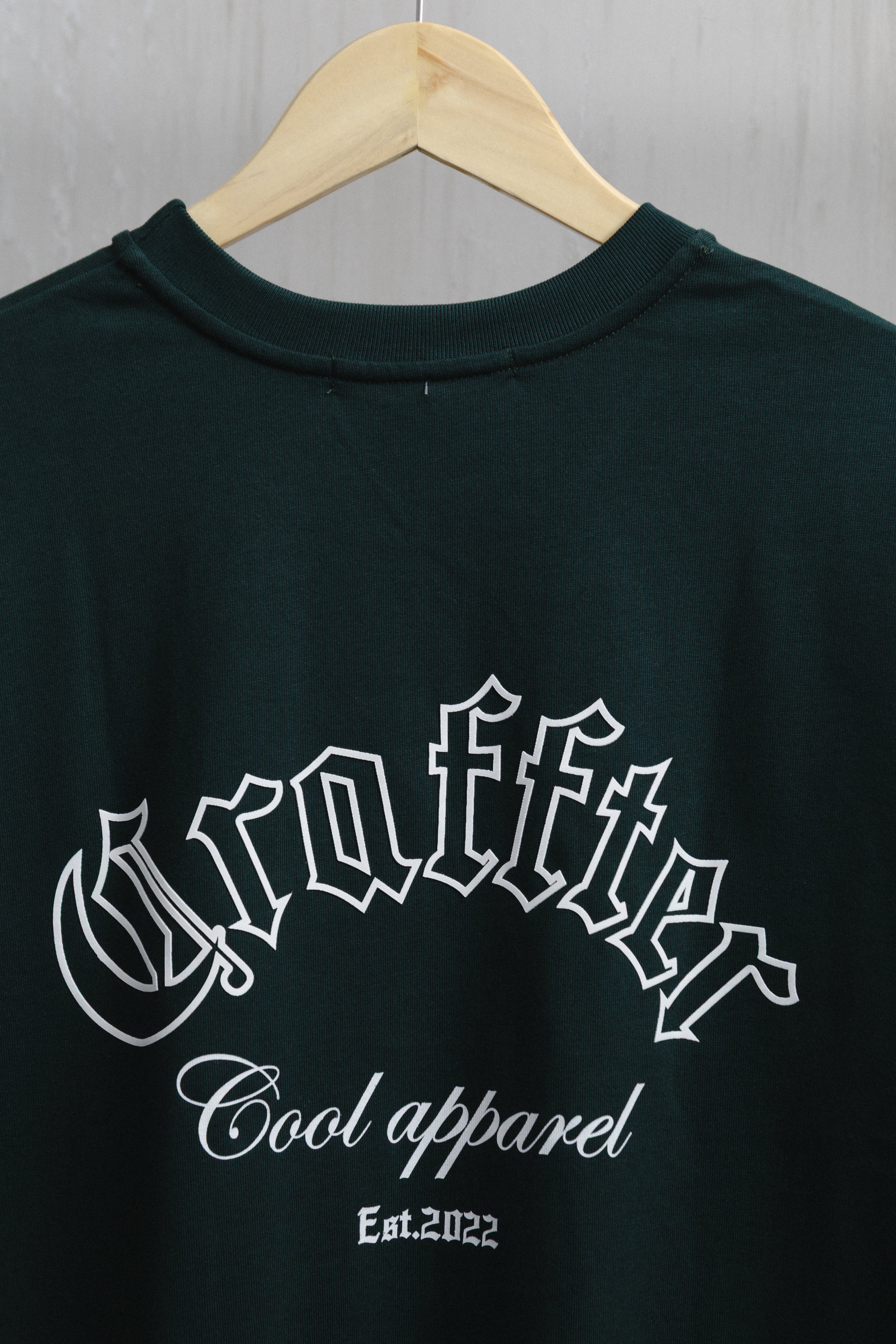 CAMISETA CRAFFTER EST. 2022 VERDE OSCURO