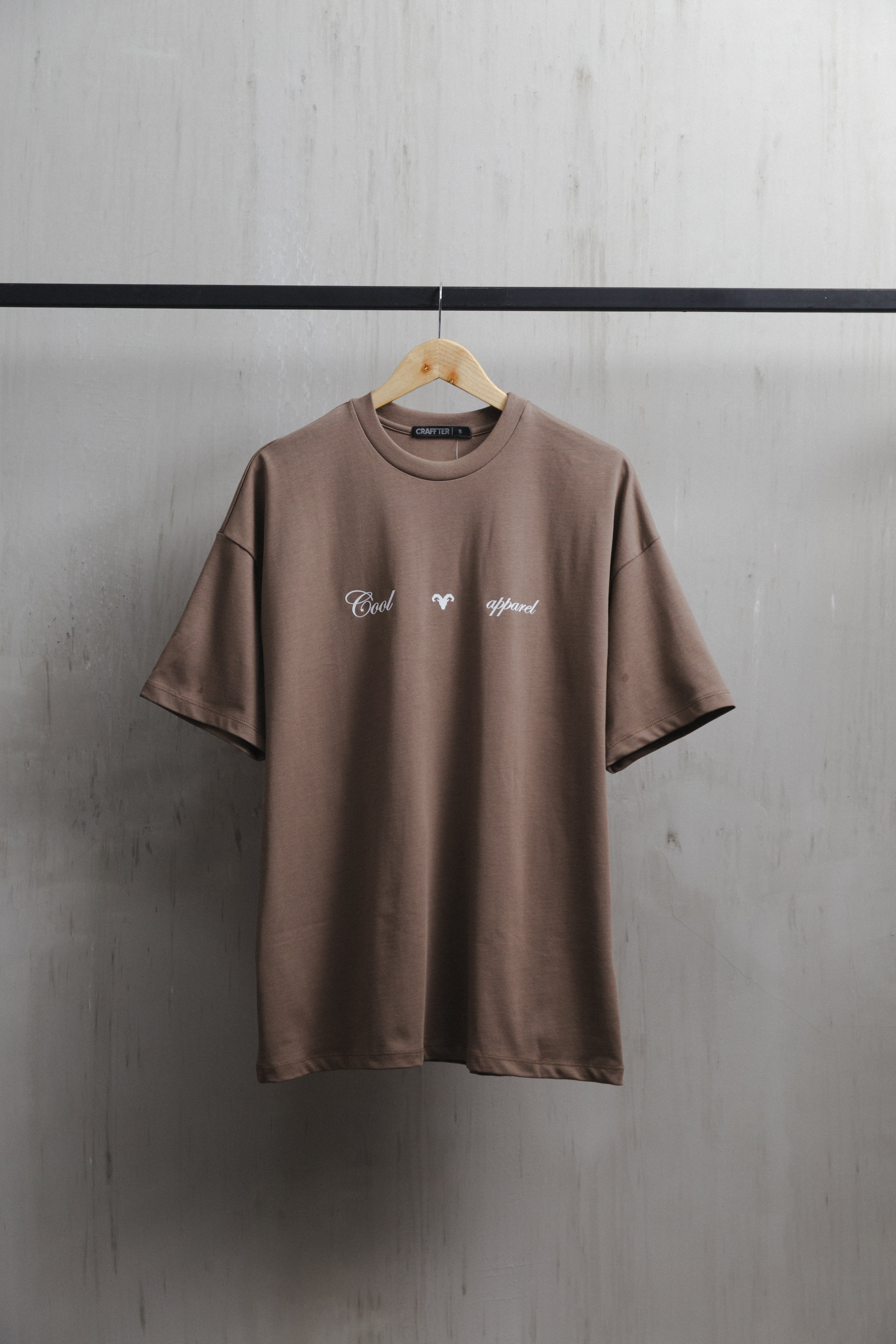CAMISETA COOL APPAREL TAUPE