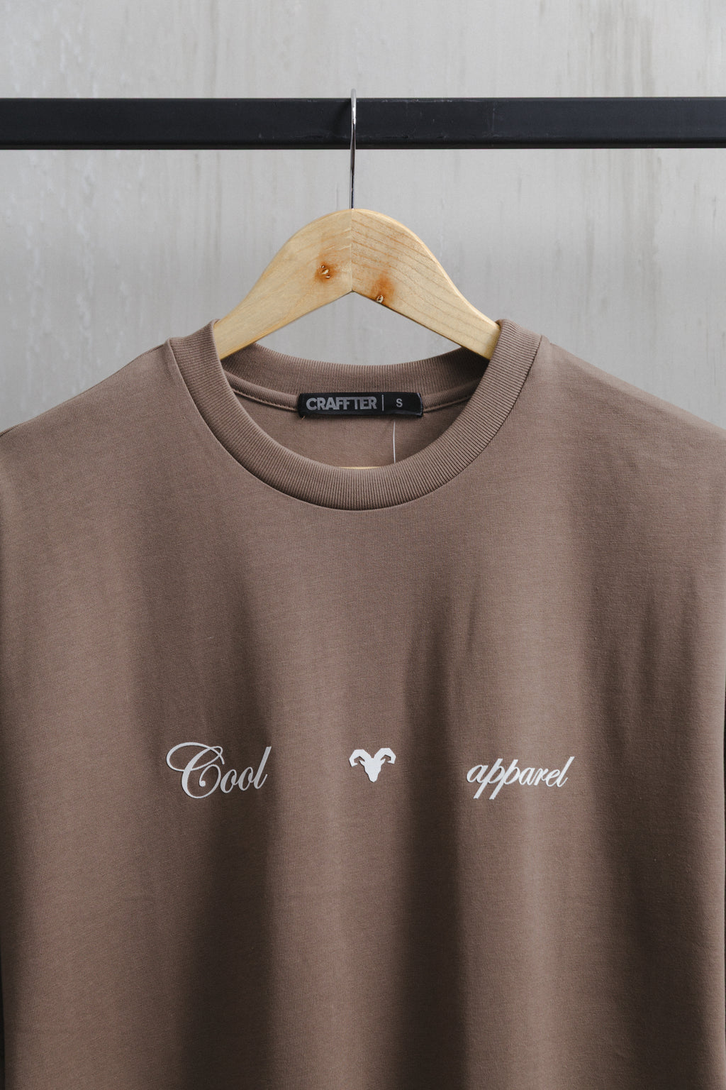 CAMISETA COOL APPAREL TAUPE