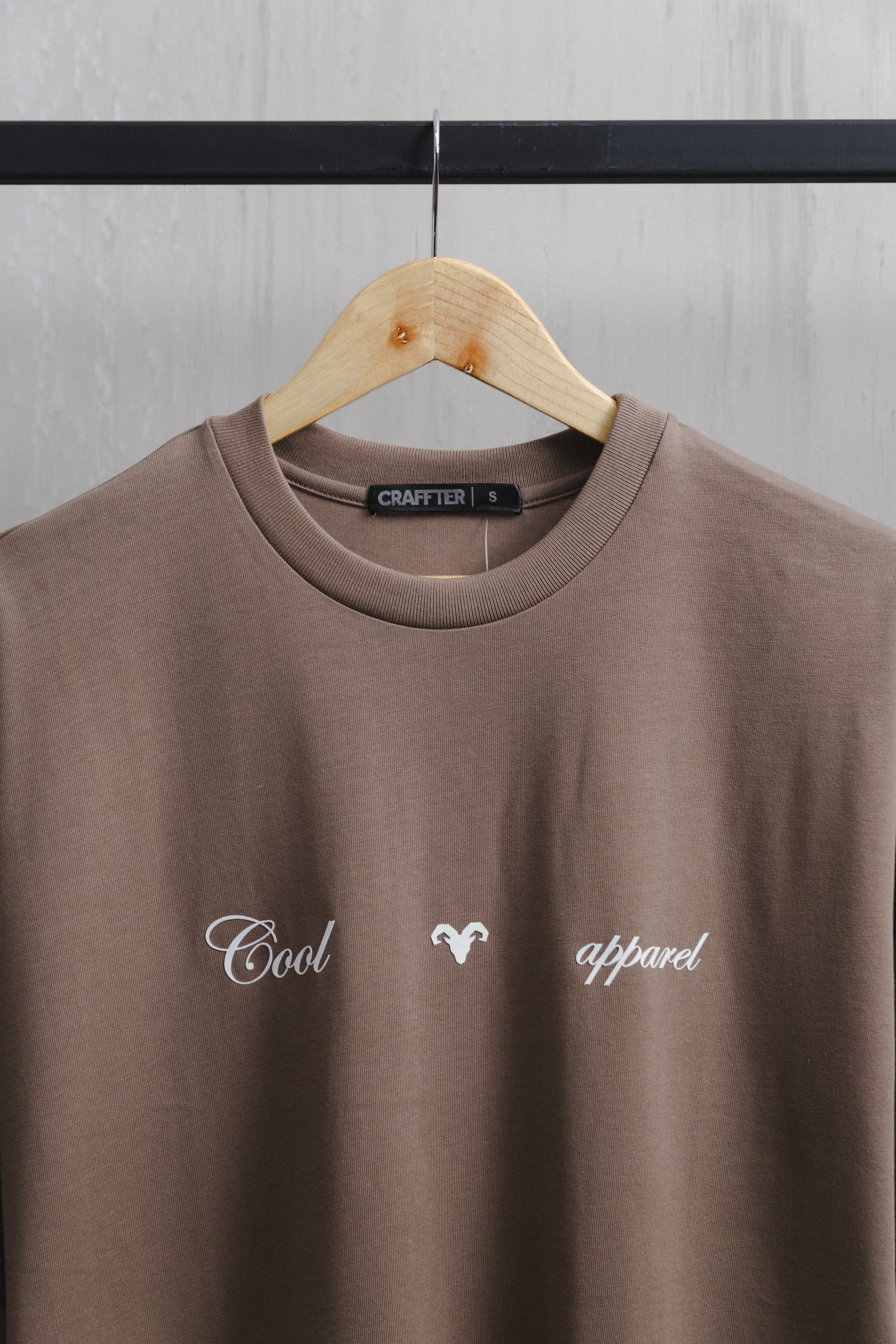 CAMISETA COOL APPAREL TAUPE
