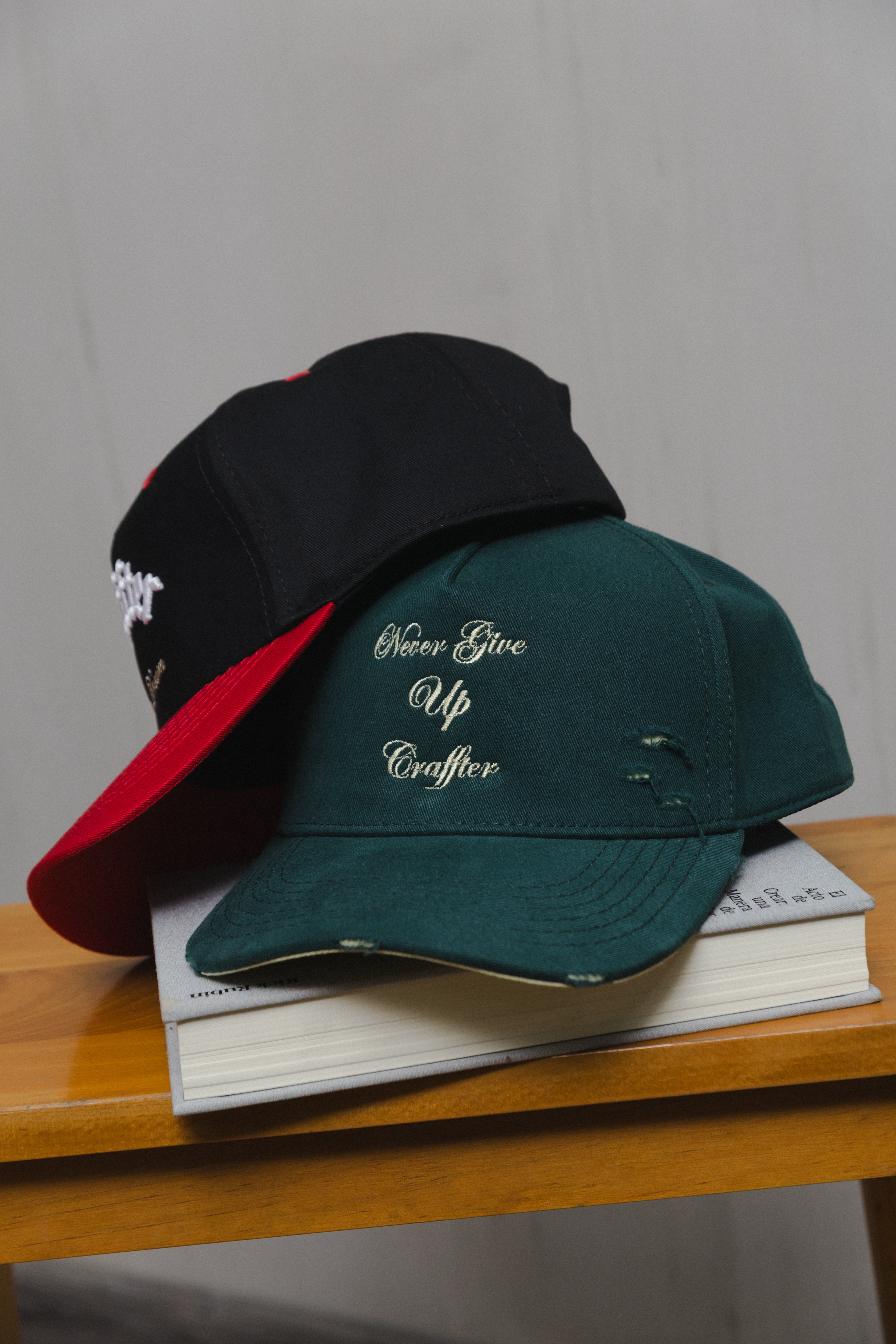 GORRA NEVER GIVE UP VERDE