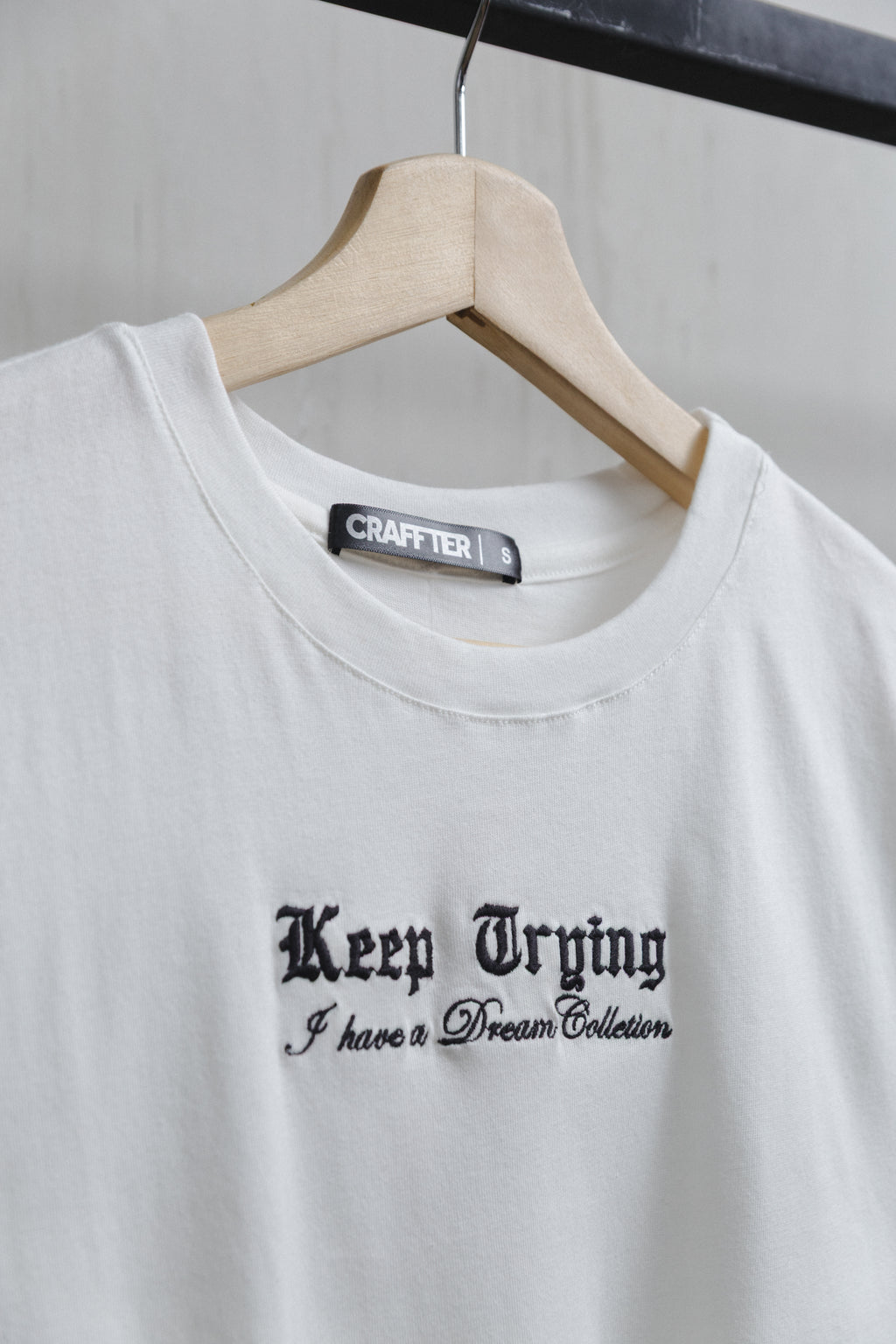 CAMISETA KEEP TRYING CRUDA