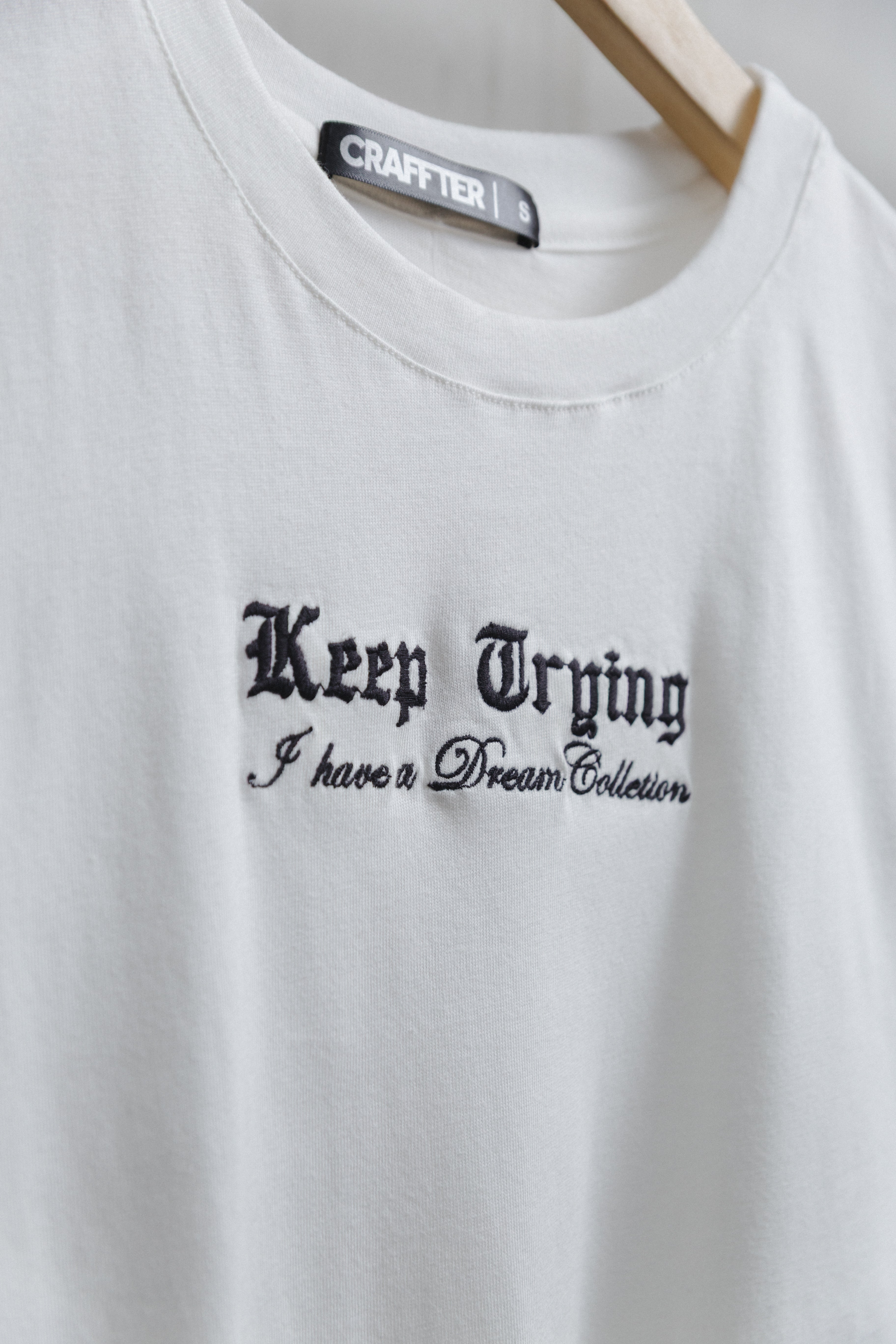 CAMISETA KEEP TRYING CRUDA