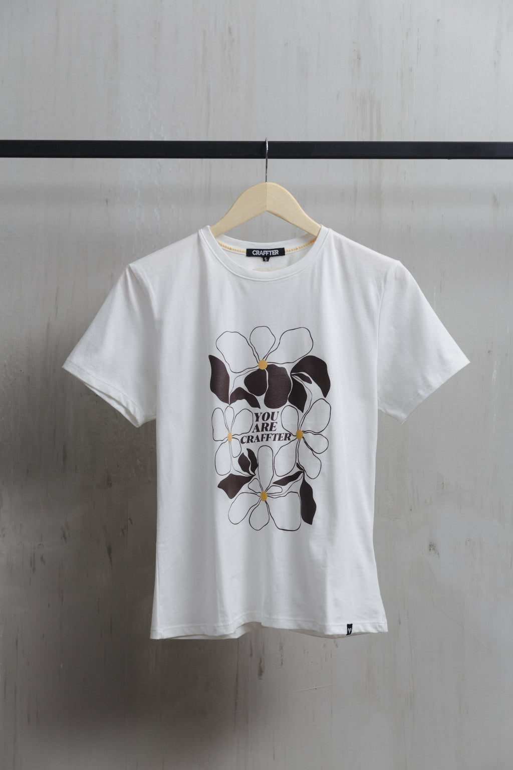 CAMISETA YOU ARE CRAFFTER BLANCO