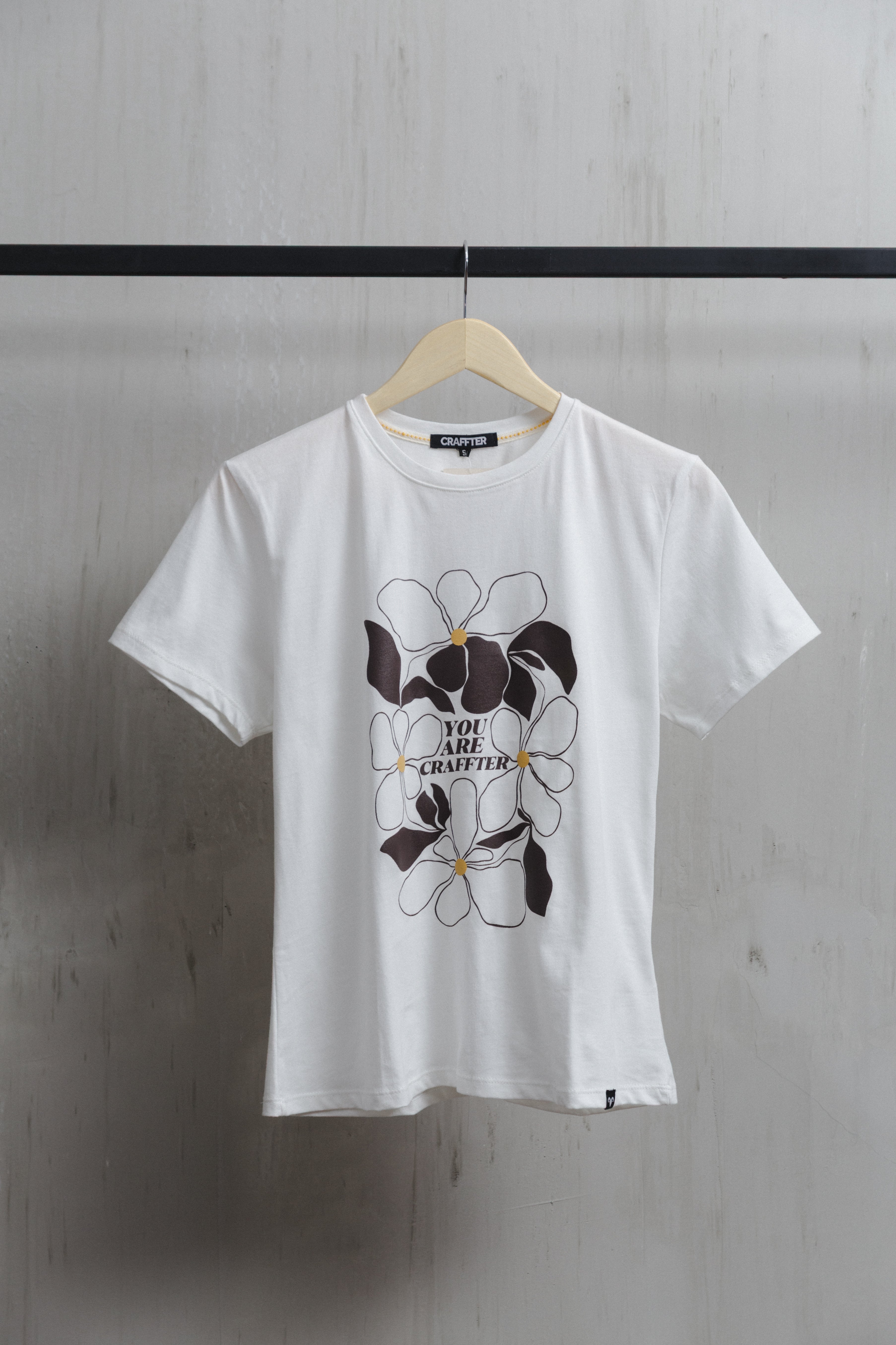 CAMISETA YOU ARE CRAFFTER BLANCO