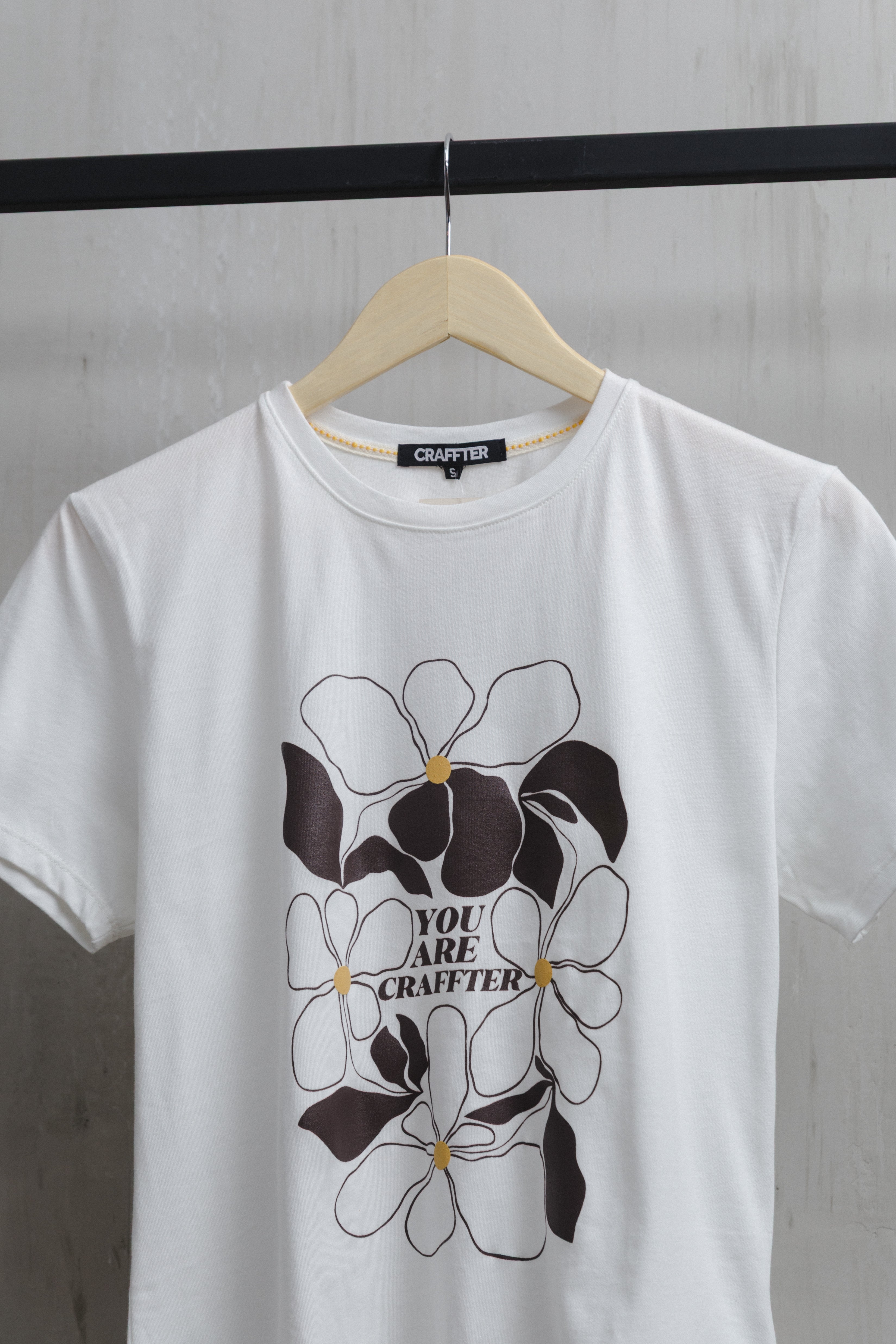 CAMISETA YOU ARE CRAFFTER BLANCO