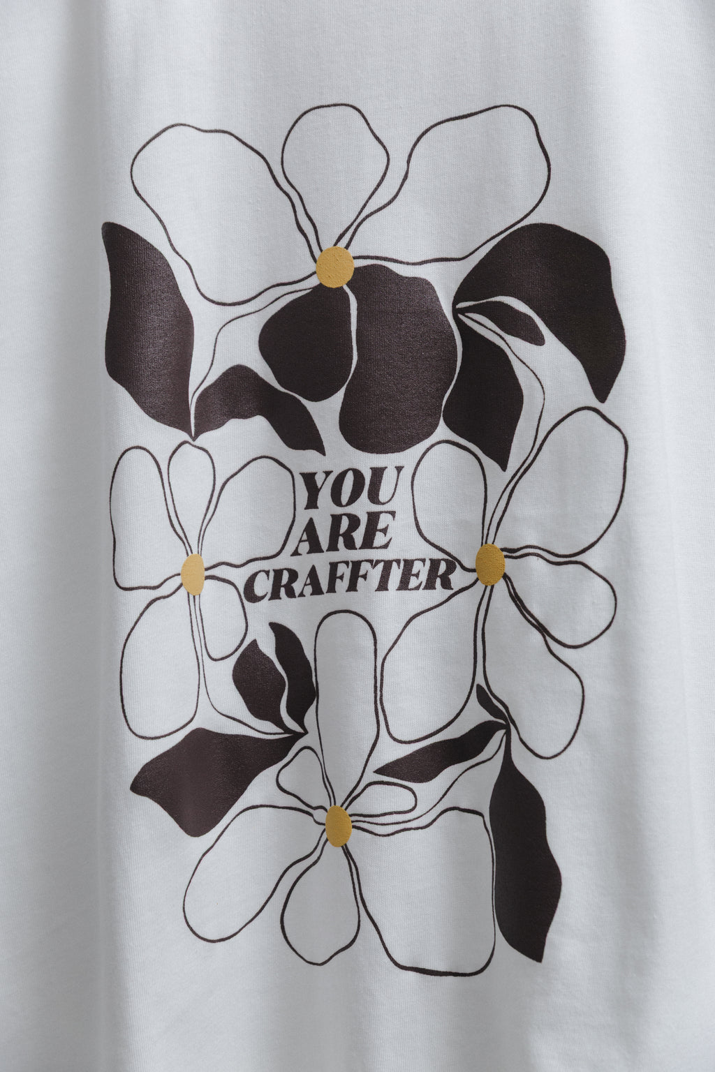 CAMISETA YOU ARE CRAFFTER BLANCO