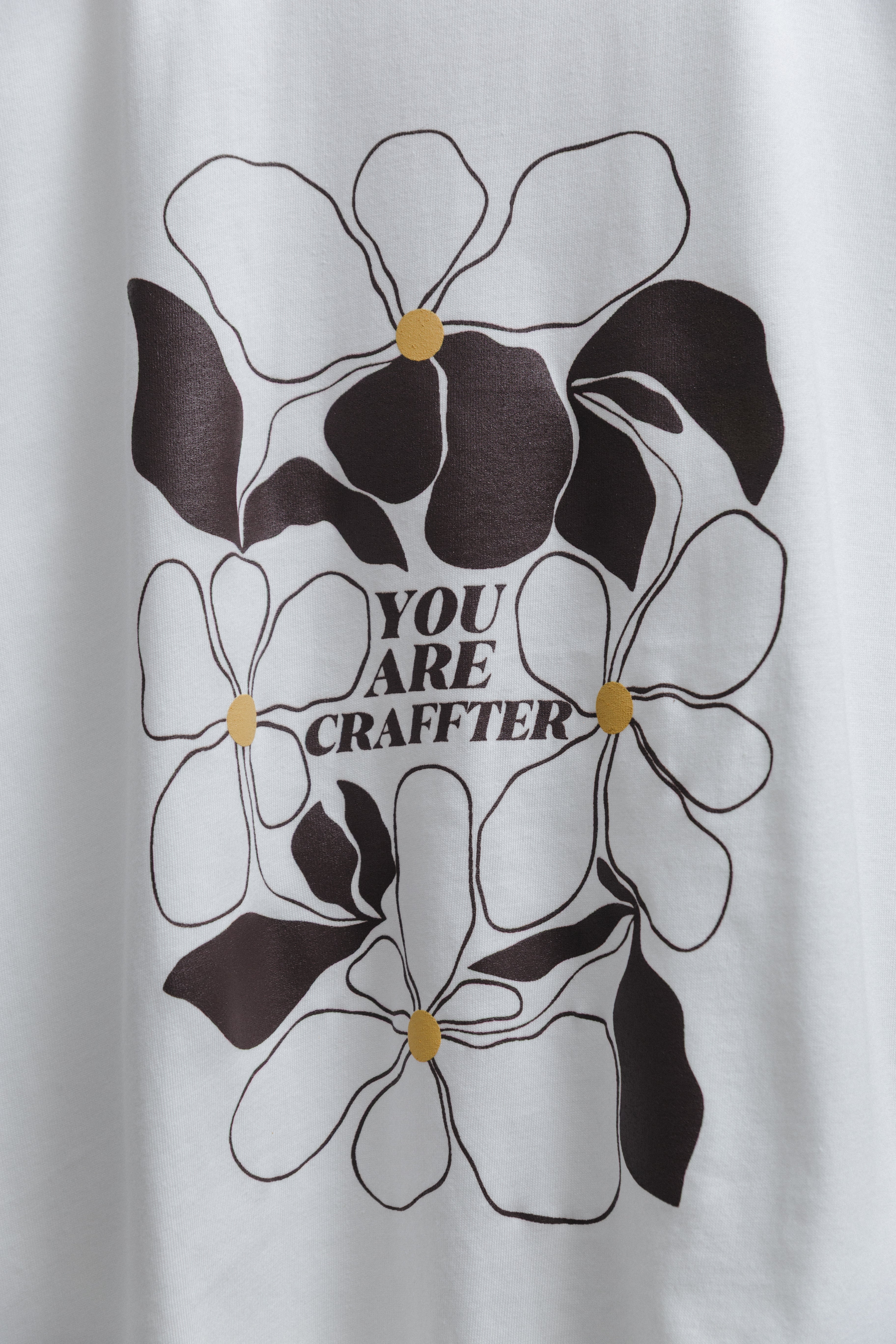 CAMISETA YOU ARE CRAFFTER BLANCO