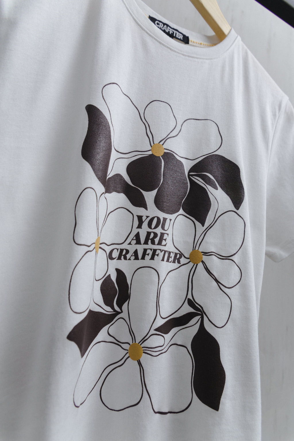 CAMISETA YOU ARE CRAFFTER BLANCO
