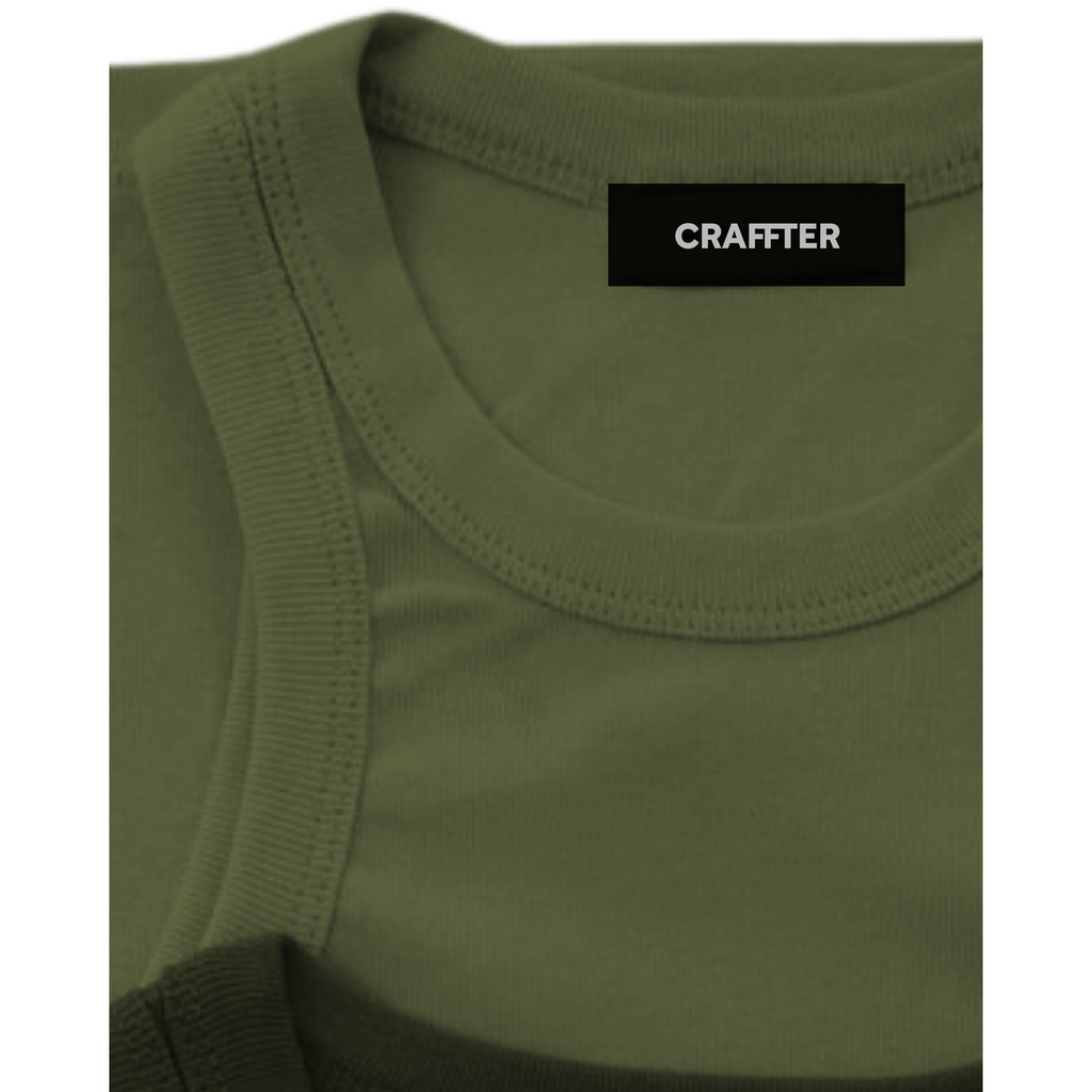RIBBED TANK TOP VERDE MILITAR
