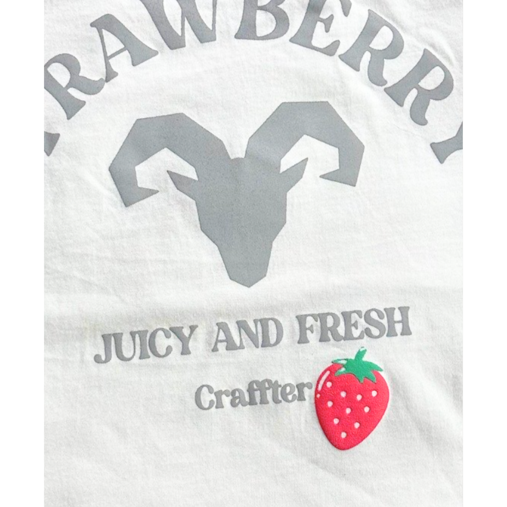 CAMISETA STRAWBERRY BLANCO