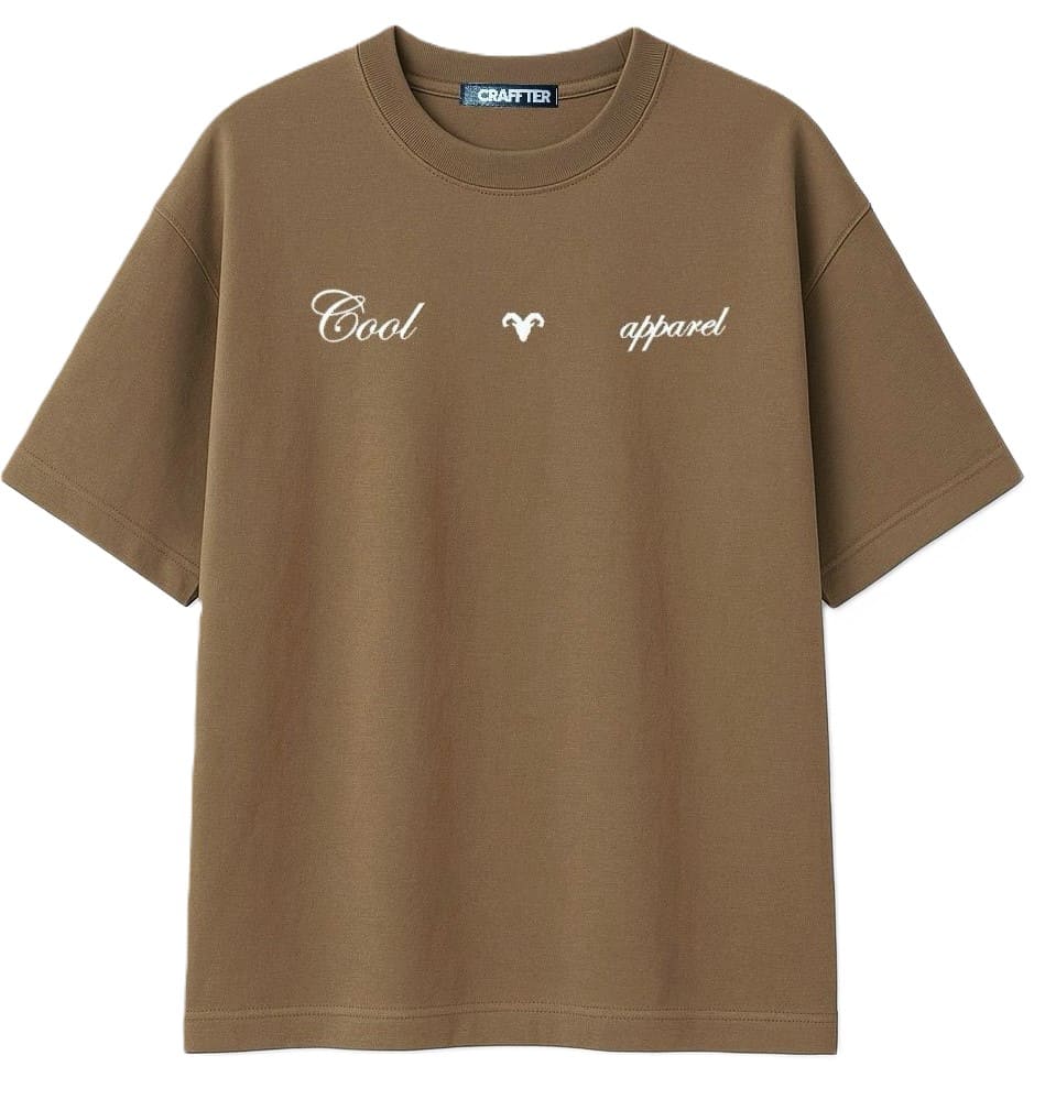 CAMISETA COOL APPAREL TAUPE